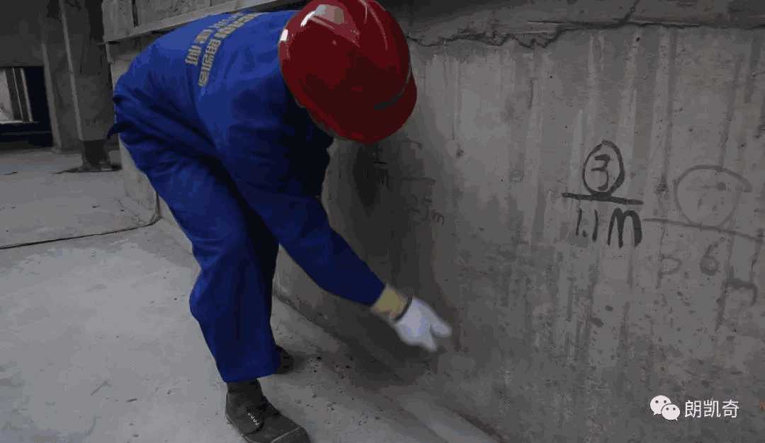 水泥基渗透结晶型防水涂料与JS防水涂料组合施工效果 聚合物水泥防水涂料,水泥基渗透结晶防水涂料,JS聚合物防水涂料,朗凯奇防水,防水堵漏