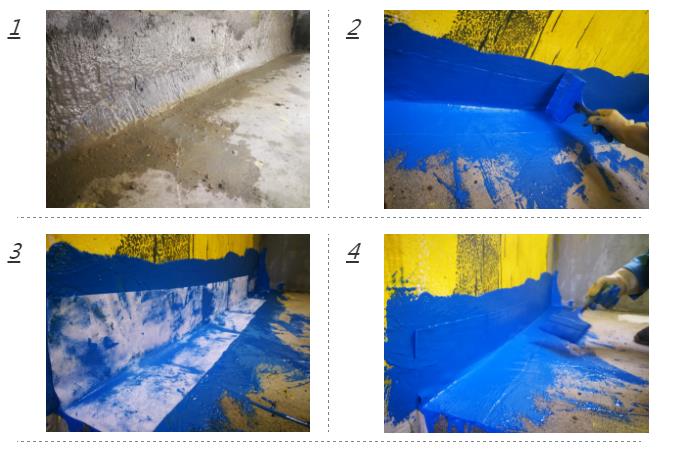 防水涂料施工,防水材料,朗凯奇防水,防水施工,防水层,阴阳角,防水加强处理,防水堵漏,家装防水涂料