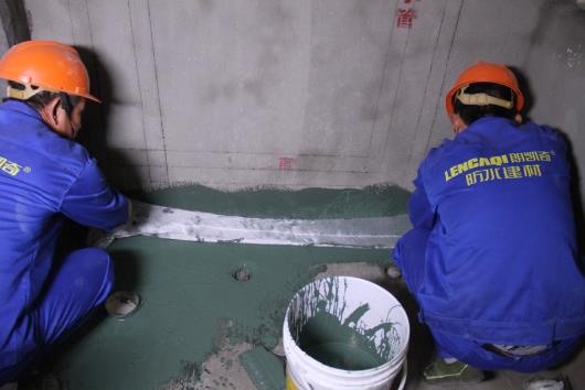 卫生间防水施工,聚合物防水涂料施工,朗凯奇防水,家装防水施工,墙面防水,地面防水,防水施工标准