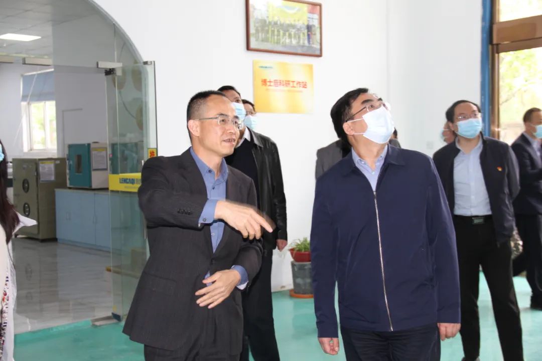合肥市副市长朱胜利一行领导莅临朗凯奇科技股份有限公司考察指导工作 朗凯奇防水,防水涂料厂家,防水材料,自愈合防水系统,防水工程
