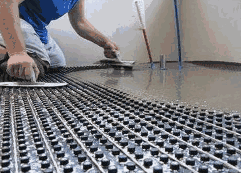 地热做防水,防水涂料,防水材料,防水工程,家装防水,朗凯奇防水